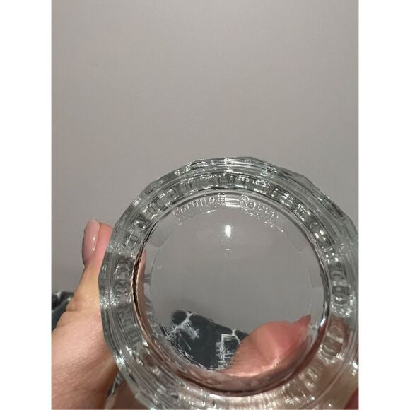 Bermioli Rocco set of 2 coffee espresso clear glass cups made in Italy - Picture 4 of 10